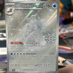 Crabominable Illustration Card 149/142 Holiday Calendar Promo 2025 Stamped - Image 1
