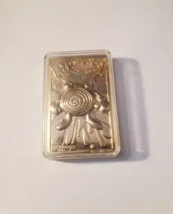 VINTAGE 1999 Nintendo Pokemon 23K Gold Plated Trading Card - Image 1