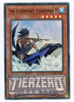 Yugioh The Legendary Fishermann II LEDU-EN015 Super Rare 1st Edition NM/LP - Image 1