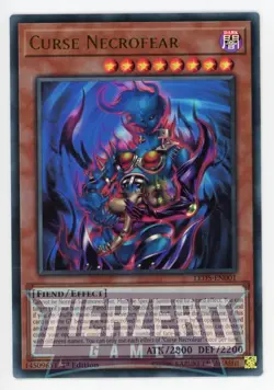 Yugioh Curse Necrofear LED5-EN001 Ultra Rare 1st Edition NM/LP - Image 1