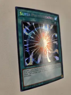 Super Polymerization RA03-EN053 Secret Rare Yugioh Quarter Century Bonanza Mint - Image 2