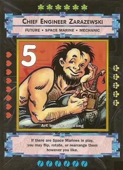 "Chief Engineer Zarazewski" - Xxxenophile CCG Card - Image 1