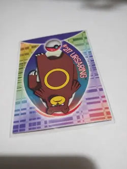 POKEMON 2001 TOPPS JOHTO LEAGUE CHAMPIONS STICKER Card Ursaring 217 51 Of 62 - Image 2