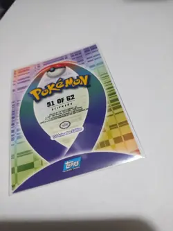 POKEMON 2001 TOPPS JOHTO LEAGUE CHAMPIONS STICKER Card Ursaring 217 51 Of 62 - Image 3