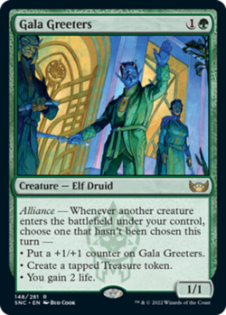 Gala Greeters Light Play, English Magic the Gathering MTG Streets of Capenna - Image 1