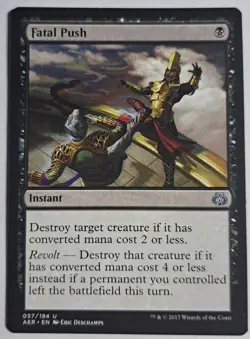Fatal Push x1 Aether Revolt Magic the Gathering MTG LP/NM - Image 1