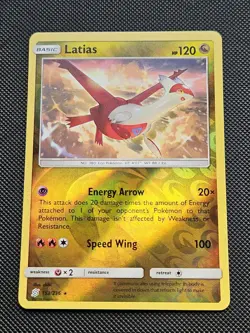 Pokemon TCG - LATIAS - 153/236 - REVERSE HOLO RARE - SM UNIFIED MINDS 2019 - NM - Image 1
