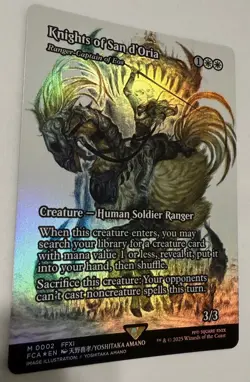 Knights of San d'Oria *FOIL* Showcase Magic MTG Final Fantasy MTG 0002 - Image 4