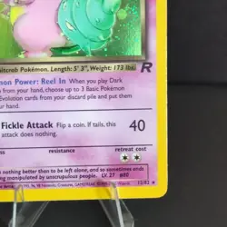 Pokemon TCG Dark Slowbro 12/82 Team Rocket Holo Rare Unlimited 2000 Vintage - Image 5