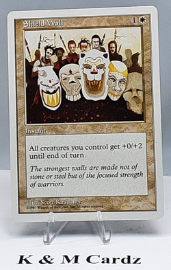 MTG - 5th Edition - Shield Wall - Common - Near Mint - Image 1
