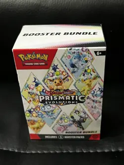 Pokemon TCG: S&V Prismatic Evolutions Booster Bundle (6pks) FACTORY SEALED - Image 1