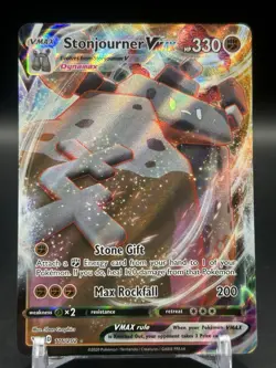 Stonjourner Vmax - 116/202 Sword & Shield Ultra Rare Pokemon - NM/MINT - Image 1