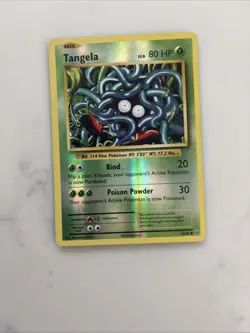 Pokemon TCG XY Evolutions LP Reverse Holo Tangela 8/108 - Image 1