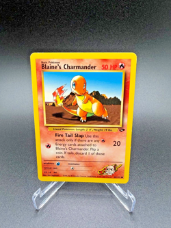 Pokemon TCG Blaine's Charmander 60/132 Gym Challenge Regular LP - Image 1