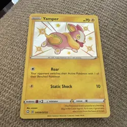 Yamper SV039/SV122 Shiny Holo Rare Pokemon Shining Fates NM - Image 1