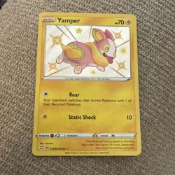 Yamper SV039/SV122 Shiny Holo Rare Pokemon Shining Fates NM - Image 2