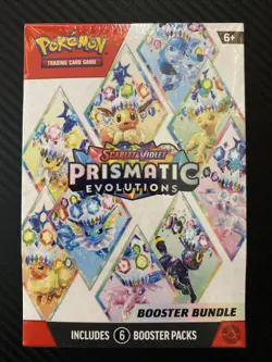 Pokemon TCG Prismatic Evolutions Booster Bundle Sealed New - Image 1