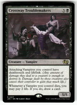 Crossway Troublemakers 417 NM MTG Foundations Jumpstart Magic - Image 1