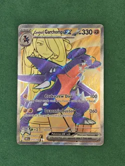 Cynthia's Garchomp ex 215/182 Pokemon Destined Rivals Holo Full Art Ultra Rare - Image 3