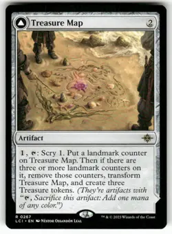 Treasure Map 267 NM MTG The Lost Caverns of Ixalan Magic - Image 1