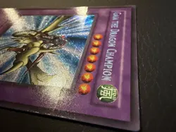 1x Yugioh Gaia The Dragon Champion Unlimited LOB-125 DM Damaged - Image 4
