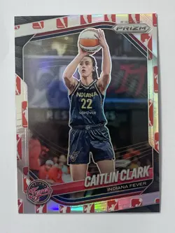2025 Panini Prizm WNBA Logo Prizm Silver CAITLIN CLARK #22 - Image 1