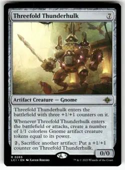 Threefold Thunderhulk 265 NM MTG The Lost Caverns of Ixalan Magic - Image 1