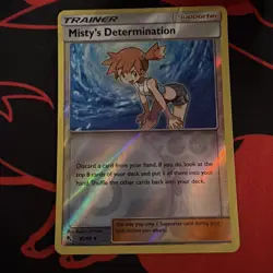 Misty's Determination 62/68 Hidden Fates Reverse Holo - Image 1