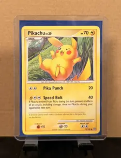 Pikachu Stormfront Regular Pokemon Card 70/100 LP 2008 Vintage Rare TCG - Image 1