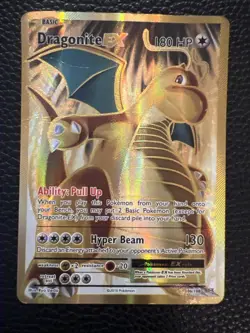 Dragonite EX 106/108 Evolutions Full Art Ultra Rare Holo Pokemon Card LP - Image 1