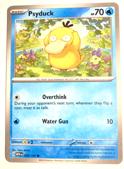 Pokemon Psyduck! + FREE extra Rare card! - Image 1