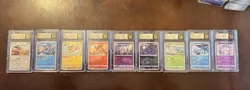 9 card set Pokemon TCG Gem Pack Vol.2 S. Poke ball Reverse Holo CGC Pristine 10 - Image 1