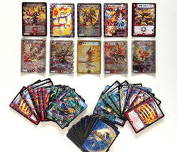 Japanese Duel Masters Card Lot 100pcs – 10 Holo + 90 Random Bulk 2008–2013 Play - Image 1