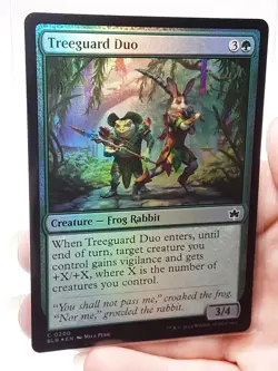 MTG - Bloomburrow - Treetop Sentries - Foil - #0201 - Near Mint - Image 1