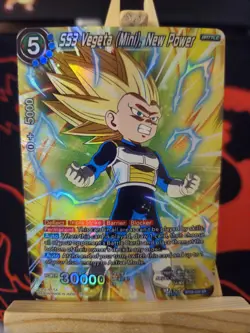 3 x cards SS3 Vegeta (Mini), New Power BT28-034 SR - Dragon Ball Super Card Game - Image 1