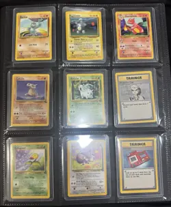 Pokemon TCG Base Fossil Jungle Set 36 Cards 1999 - Image 2