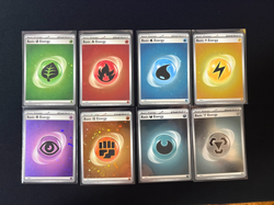2023 Pokemon Scarlet Violet 151 Basic Energy Holo 8 Card Set - Image 1