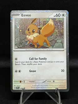 Eevee - SVP 200 Pokemon TCG Destined Rivals Cosmos Holo Black Star Promo Card NM - Image 1