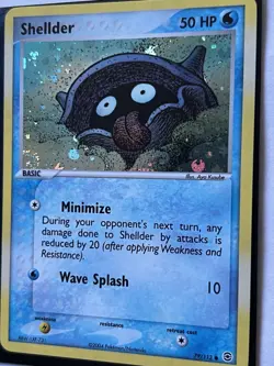 Shellder 79/112 Unlimited Holo Pokemon Card TCG - Image 2