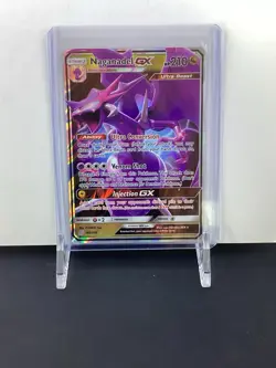 Pokemon Naganadel GX Ultra Rare Holo 160/236 Sm-Unified Minds English Card - Image 2