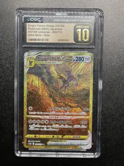 2022 Pokemon Cards JPN. Origin Forme Dialga VSTAR UR 260/172 CGC 10 PRISTINE - Image 1