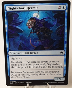 MTG - Bloomburrow - Nightwhorl Hermit - #0062 - Playset x4 - Near Mint - Image 1