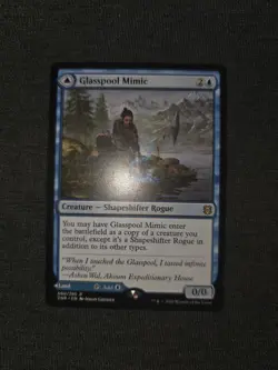GLASSPOOL MIMIC / GLASSPOOL SHORE Zendikar Rising MTG Magic NM Rare - Image 1