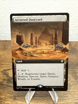 Accursed Duneyard (Extended Art) Commander: Aetherdrift Regular - Image 1