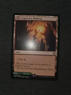 MTG Magic The Gathering Cragcrown Timbercrown Pathway Zendikar Rising - Image 1
