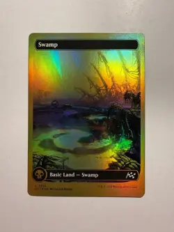 Swamp (0514) (First-Place Foil) 514 MTG Aetherdrift Foil - Image 1