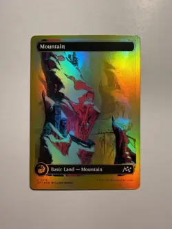Mountain (0515) (First-Place Foil) 515 MTG Aetherdrift Foil - Image 1