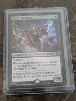 Super Shredder NM MTG Magic TMNT Teenage Mutant Ninja Turtles Regular - Image 1