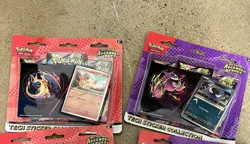 Pokemon TCG Ascended Heroes Tech Sticker Collection 2 Packs Charmander Gastly - Image 1