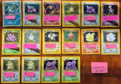 pokemon vintage holo rare card lot - Image 1